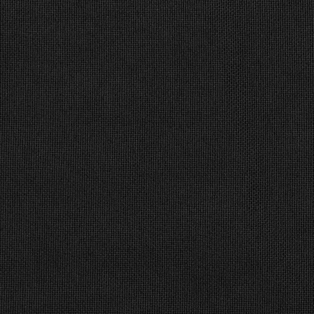 Verdunkelungsvorhänge mit Haken Leinenoptik Schwarz 290x245cm