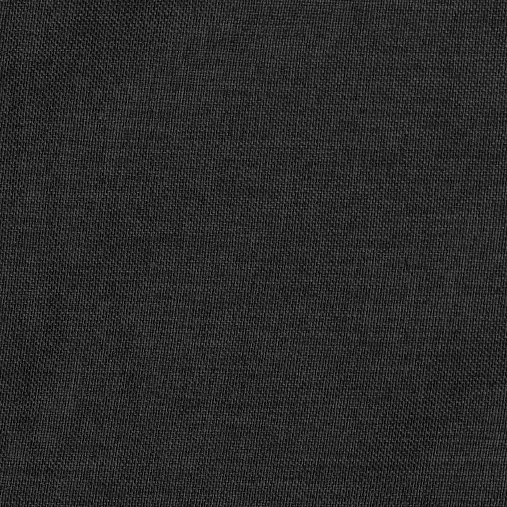 Verdunkelungsvorhänge mit Haken Leinenoptik 2 Stk. 140x245 cm