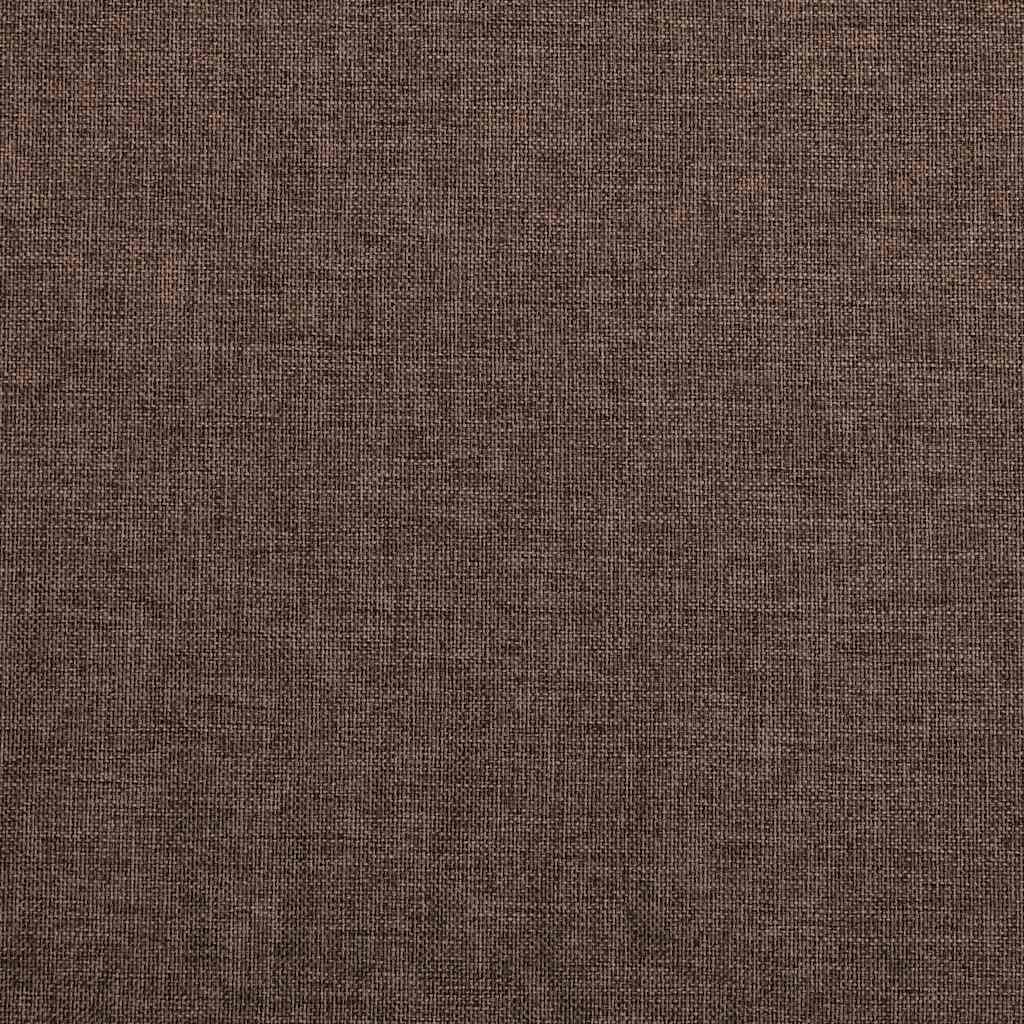 Verdunkelungsvorhänge Ösen Leinenoptik 2 Stk. Taupe 140x245 cm