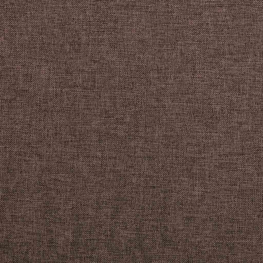 Verdunkelungsvorhänge Haken Leinenoptik 2 Stk. Taupe 140x245 cm