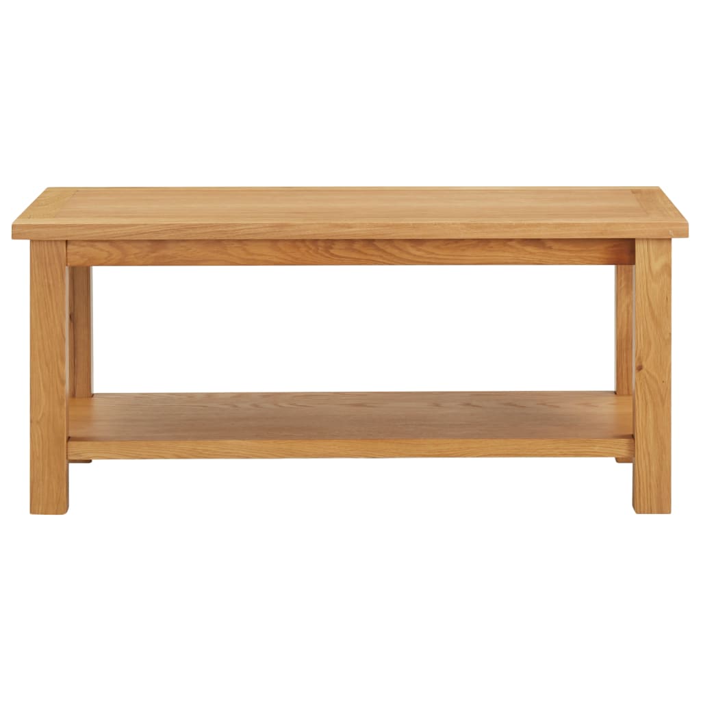 Couchtisch 110 x 55 x 40 cm Eiche Massivholz