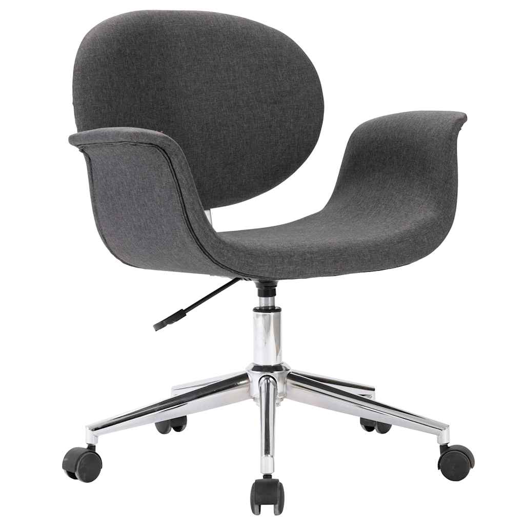 Bürostuhl Drehbar Grau Stoff