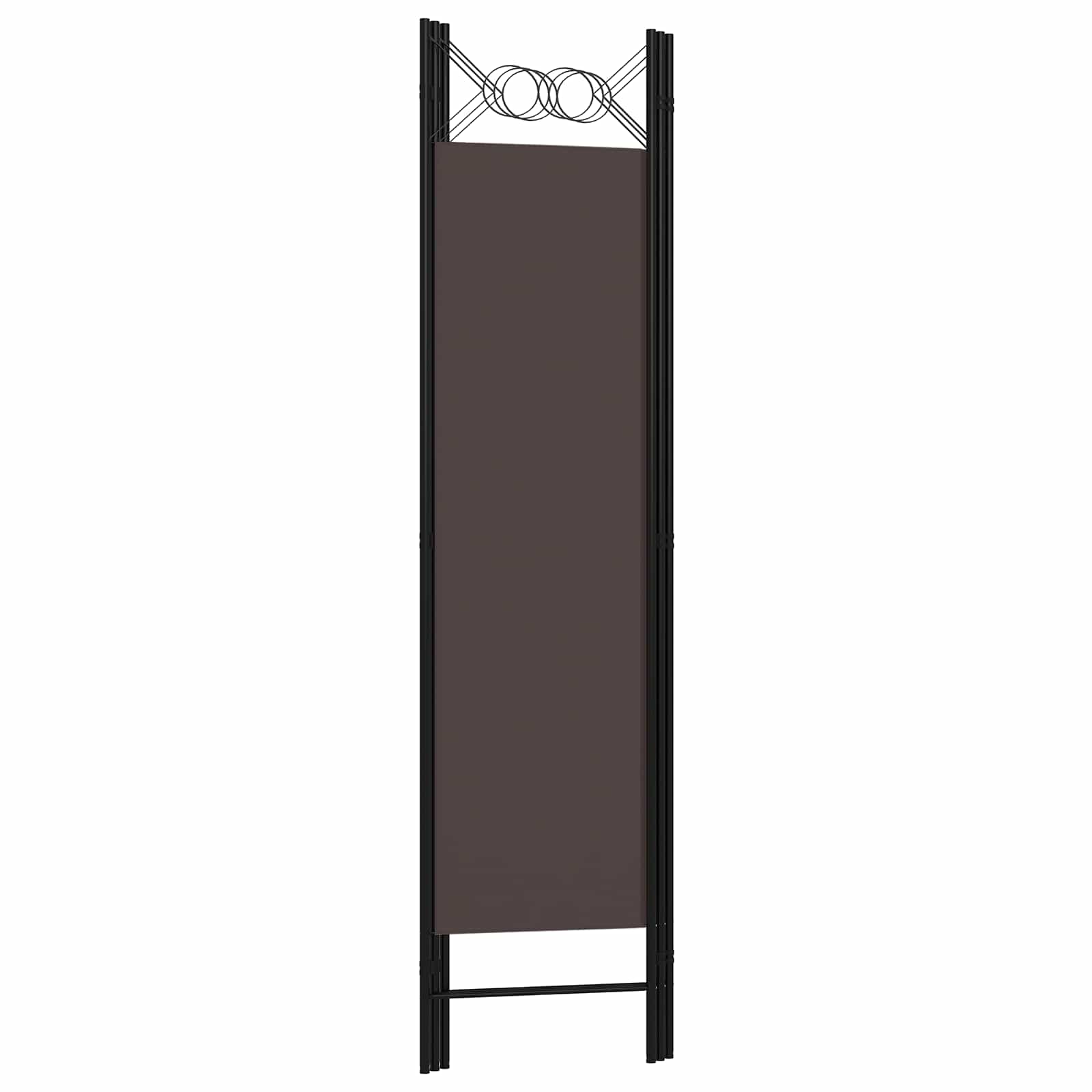 3-tlg. Raumteiler Braun 120 x 180 cm