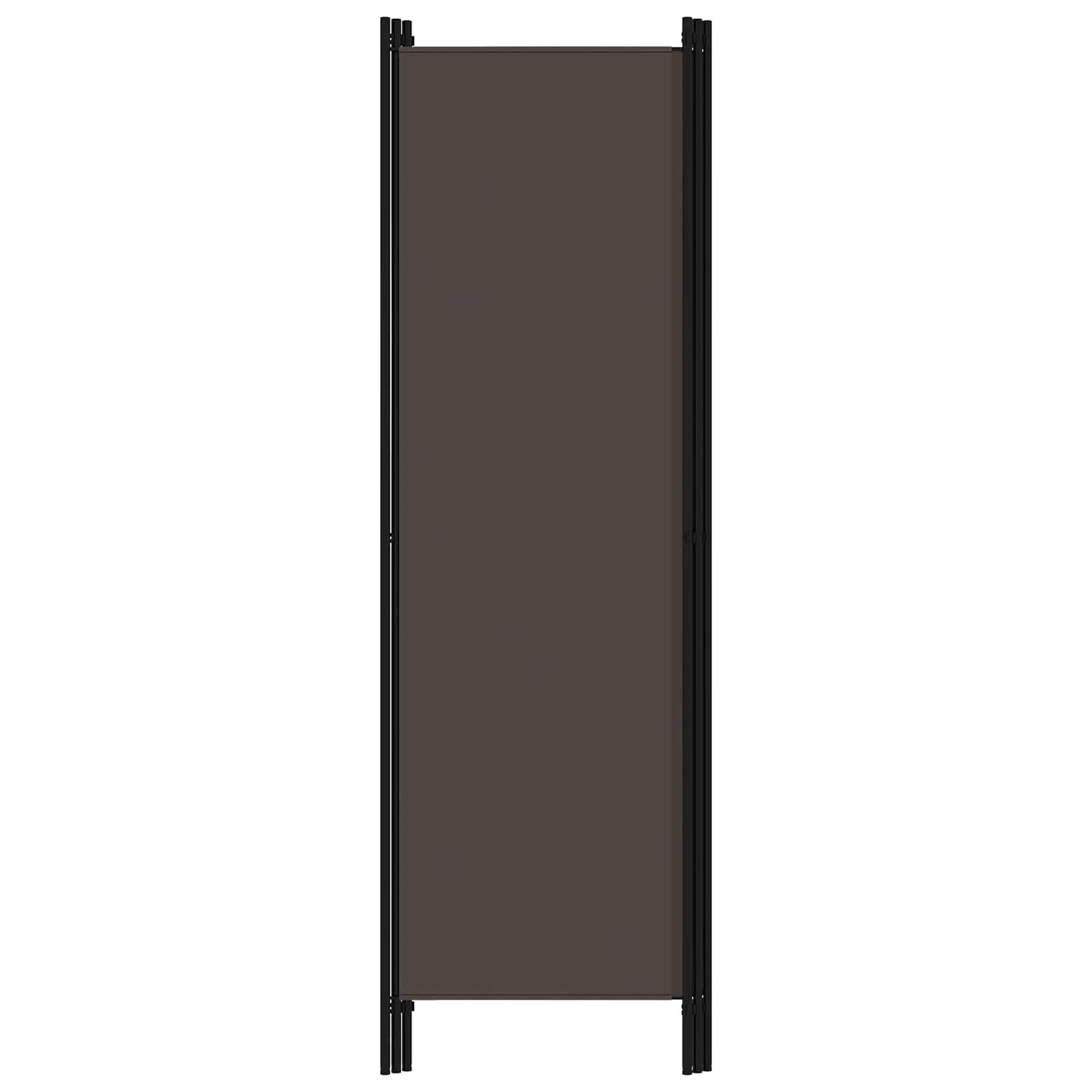 3-tlg. Raumteiler Braun 150x180 cm