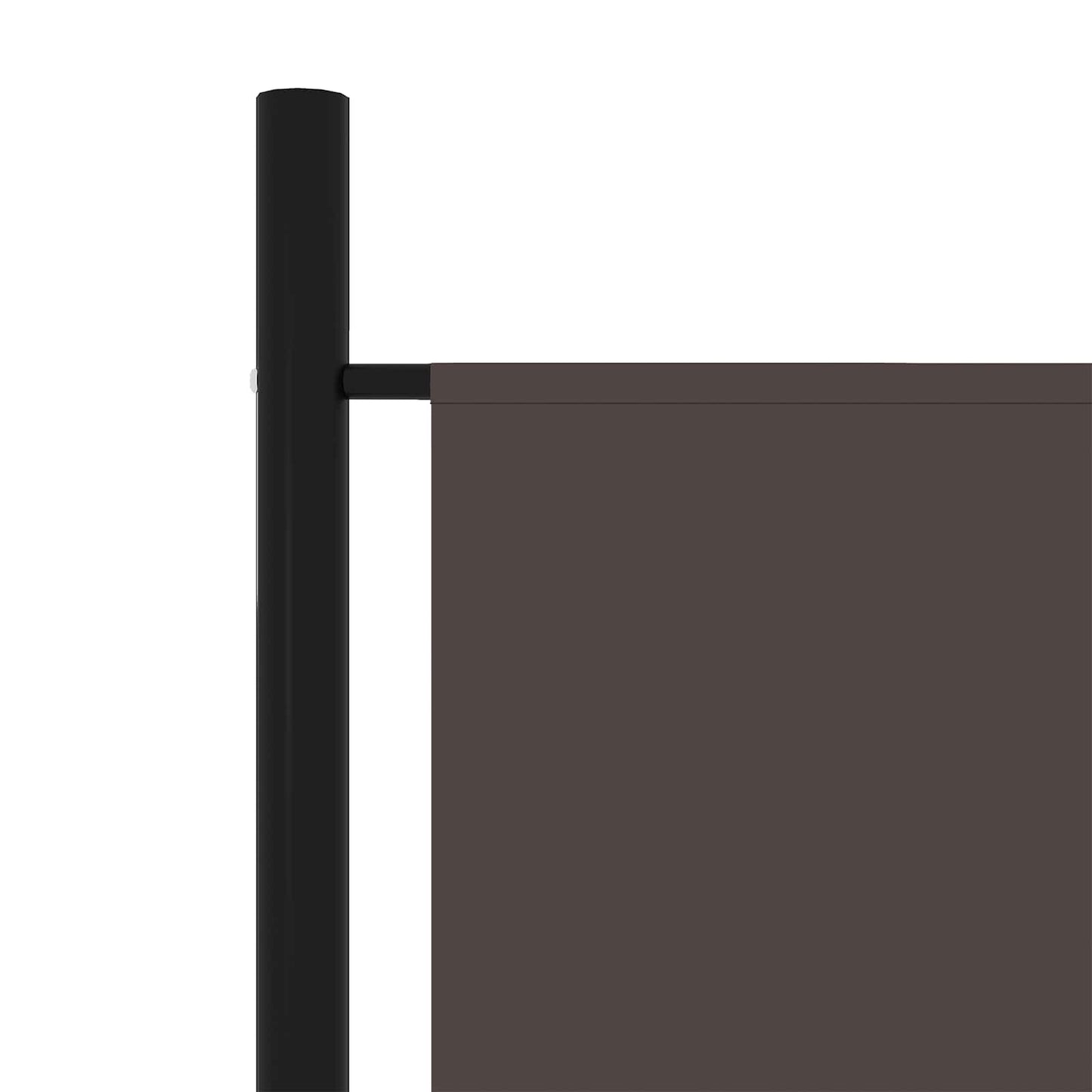 5-tlg. Raumteiler Braun 250x180 cm