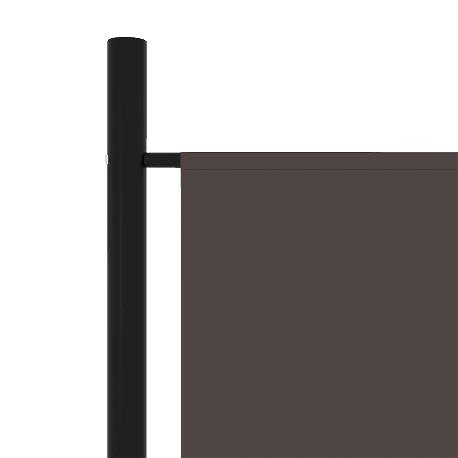 6-tlg. Raumteiler Braun 300x180 cm