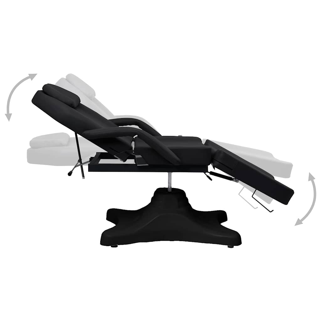 Massagetisch Schwarz 180x62x(86,5-118) cm