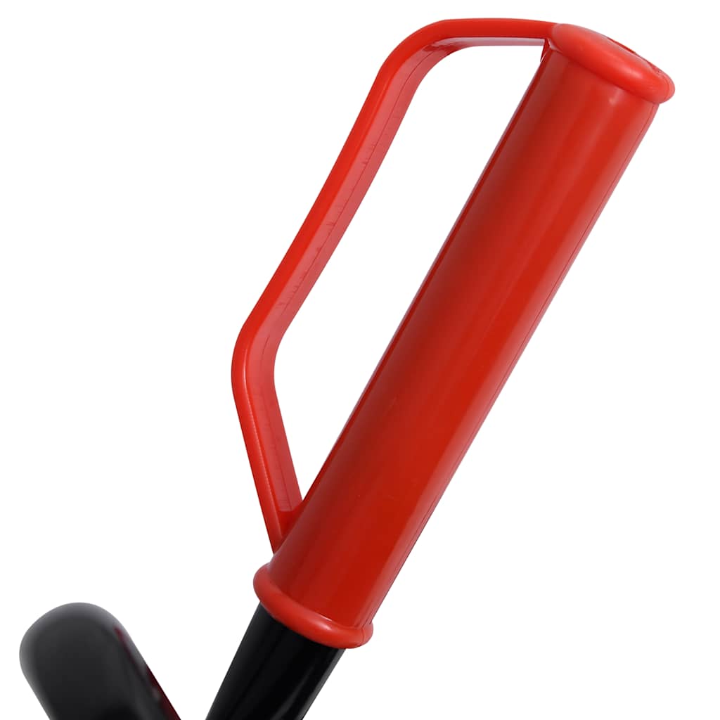 Teleskop-Sackkarre 200 kg Schwarz und Rot