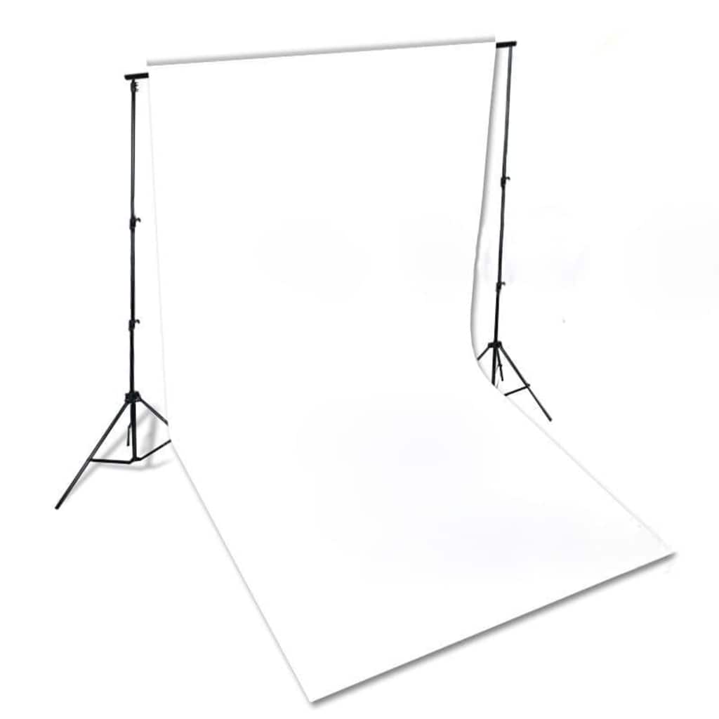 Fotostudio-Set mit Softboxen und Hintergrundsystem
