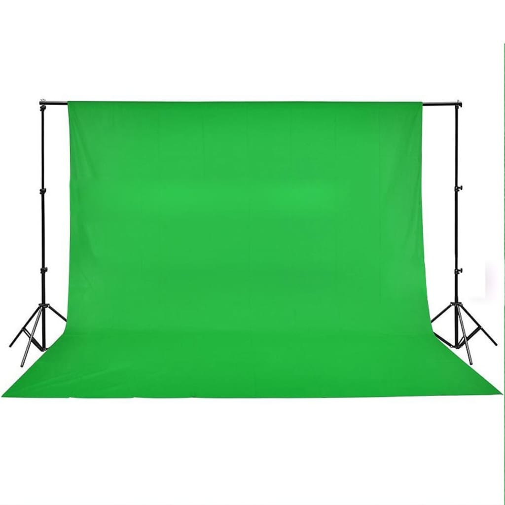 Fotostudio-Set mit Softboxen und Hintergrundsystem