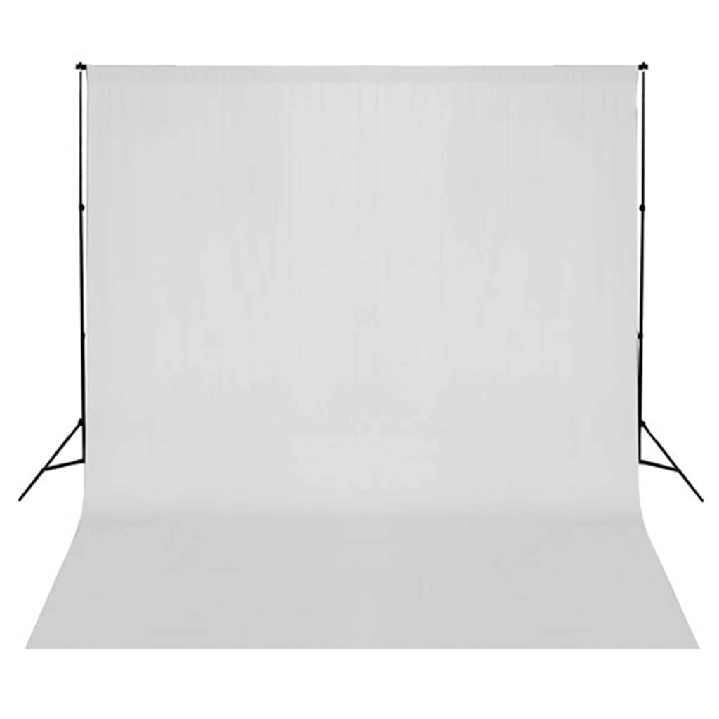 Fotostudio-Set mit Hintergrund, Leuchten und Schirmen
