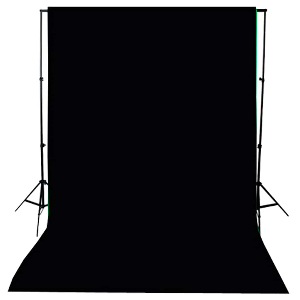 Fotostudio-Set mit Lampen und Hintergrundsystem