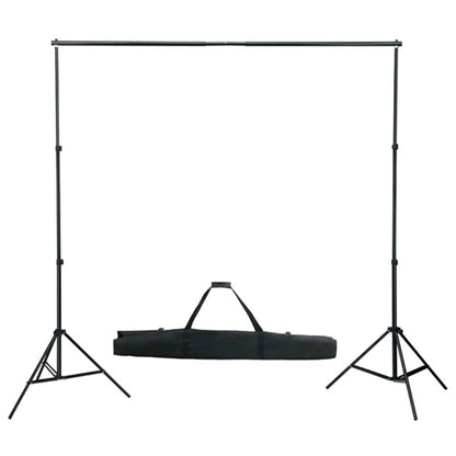 Fotostudio-Set mit Lampen-Set und Hintergrund