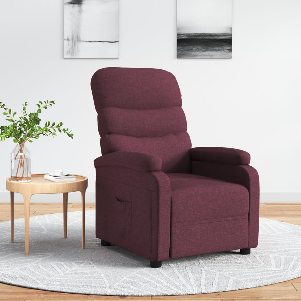 Relaxsessel Lila Stoff