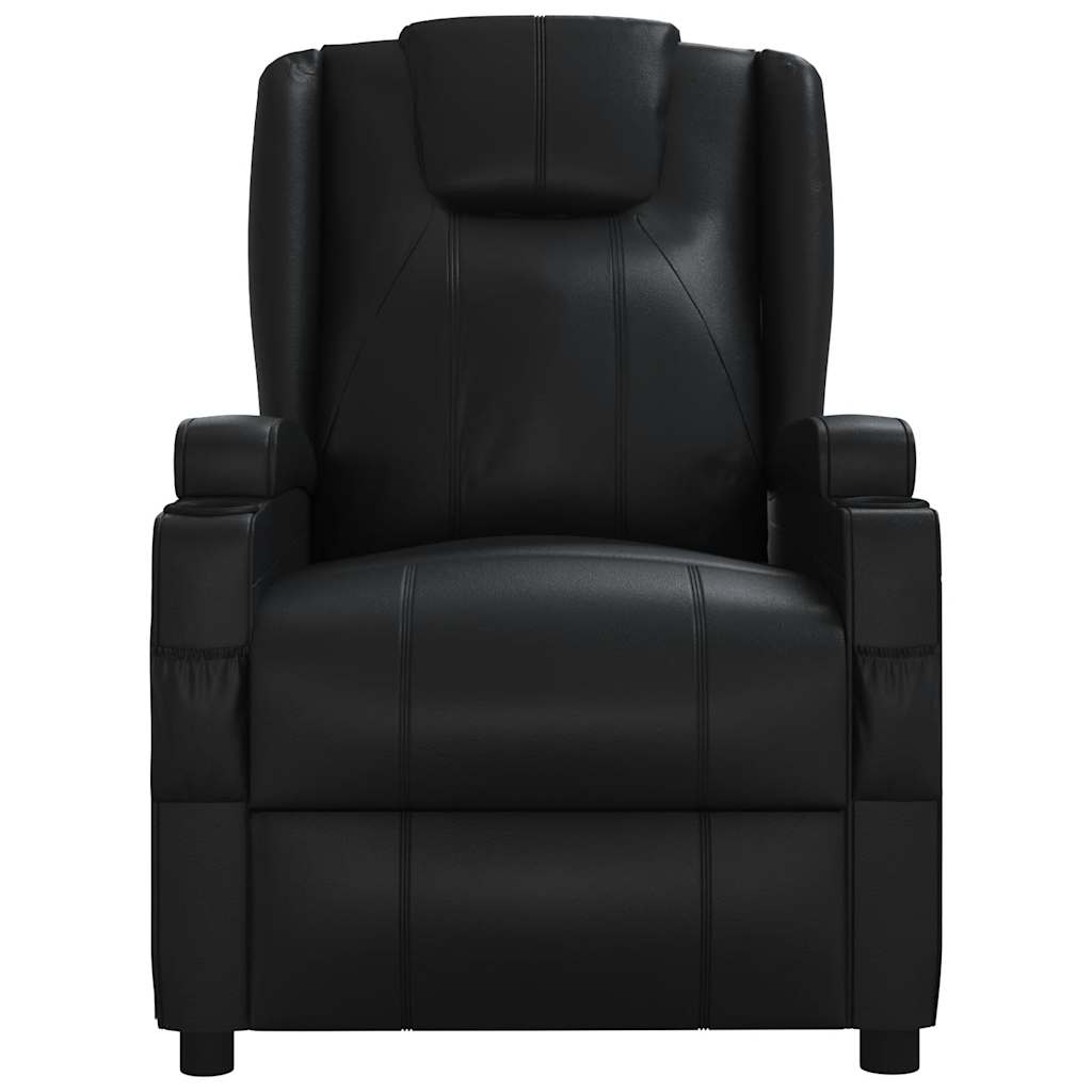 Relaxsessel Schwarz Kunstleder