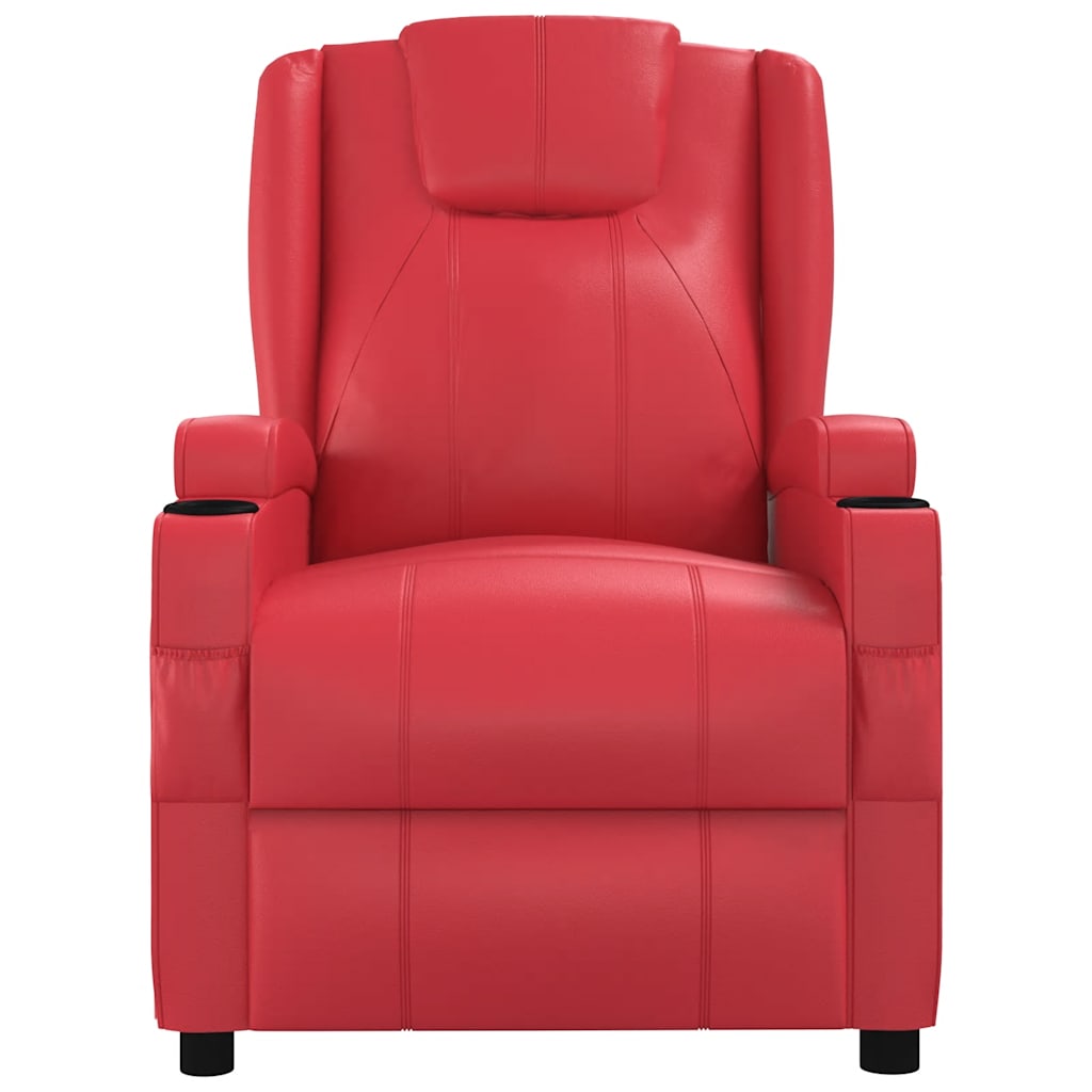 Relaxsessel Rot Kunstleder