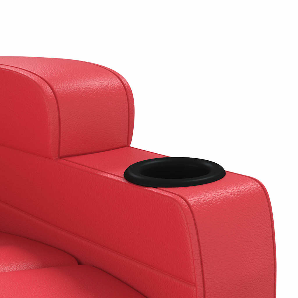 Relaxsessel Rot Kunstleder