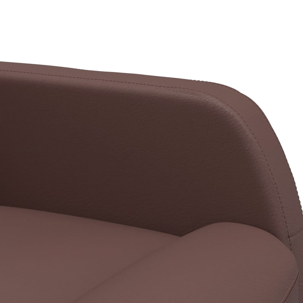 Relaxsessel Braun Kunstleder