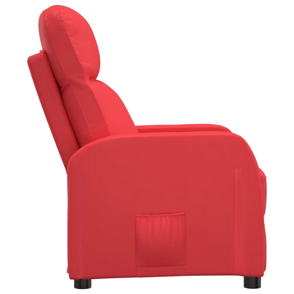 Relaxsessel Rot Kunstleder