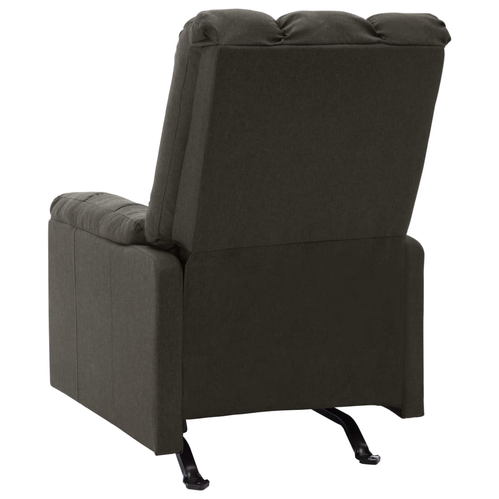 Relaxsessel Verstellbar Taupe Stoff