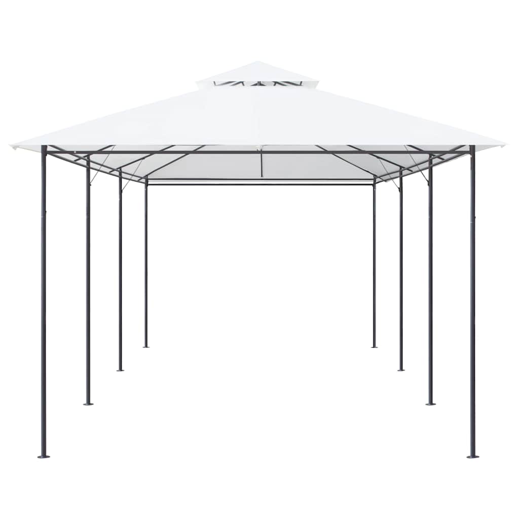 Pavillon 600x298x270 cm Weiß 180g/m²