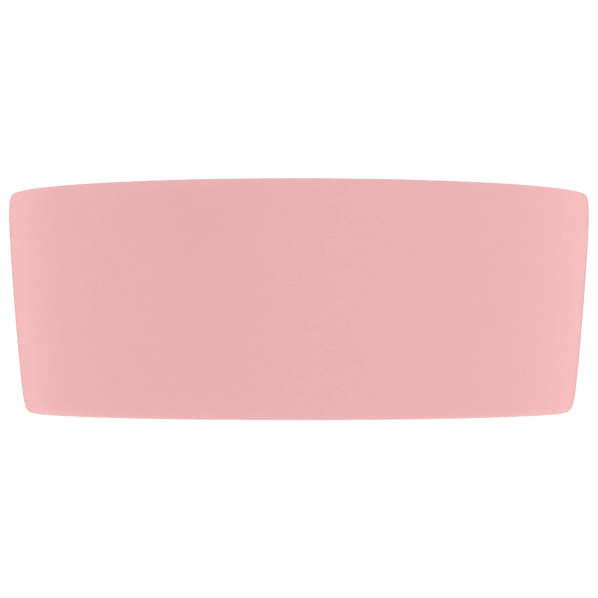 Luxuriöses Waschbecken Rund Matt Rosa 40x15 cm Keramik