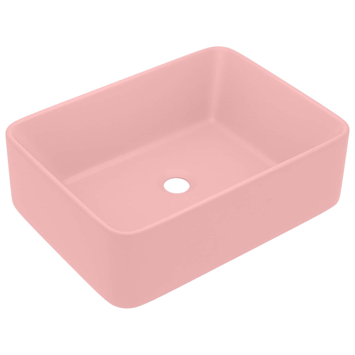 Luxus-Waschbecken Matt Rosa 41x30x12 cm Keramik