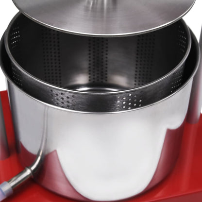 Obst- und Weinpresse Edelstahl 6 L