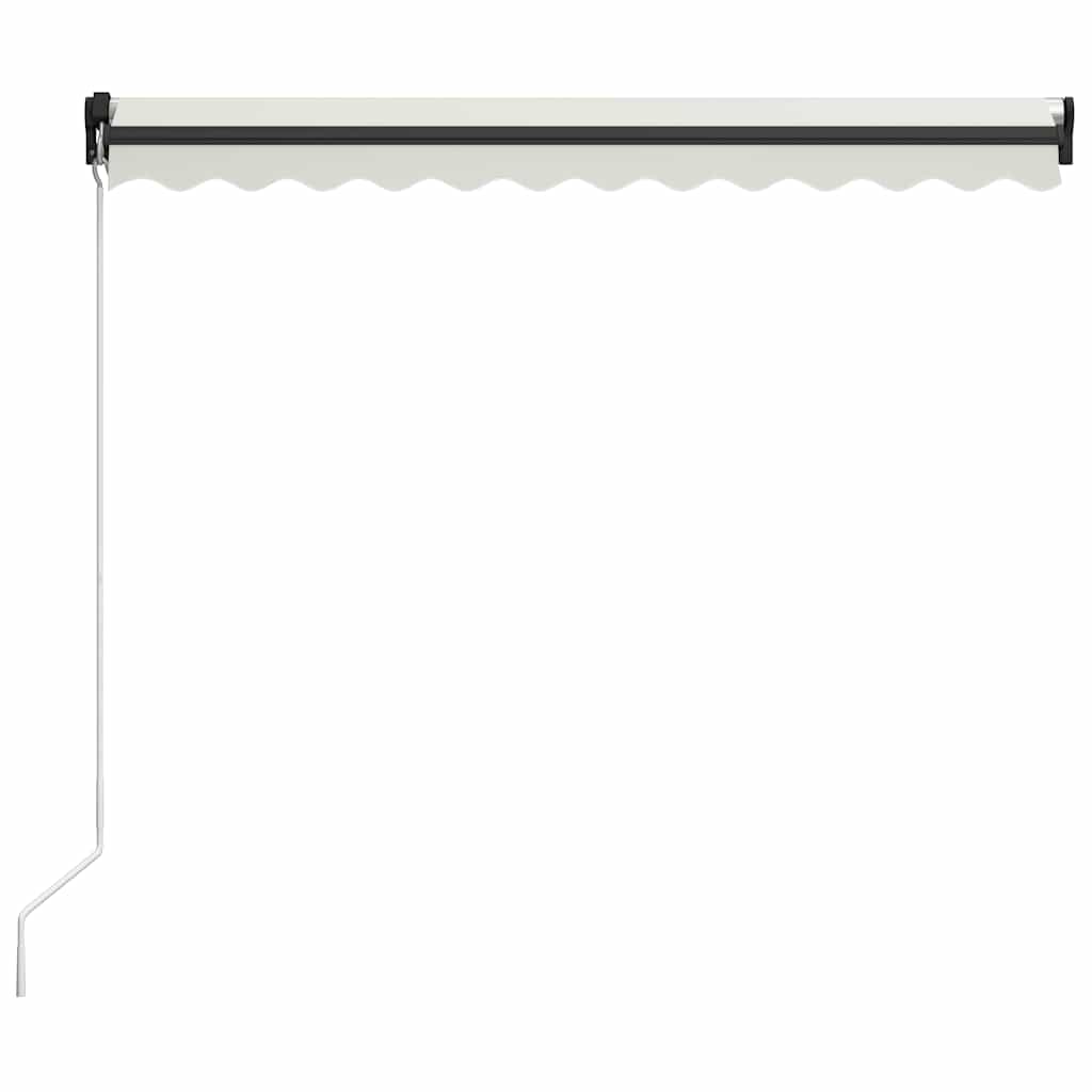 Einziehbare Markise Handbetrieben 300 x 250 cm Creme