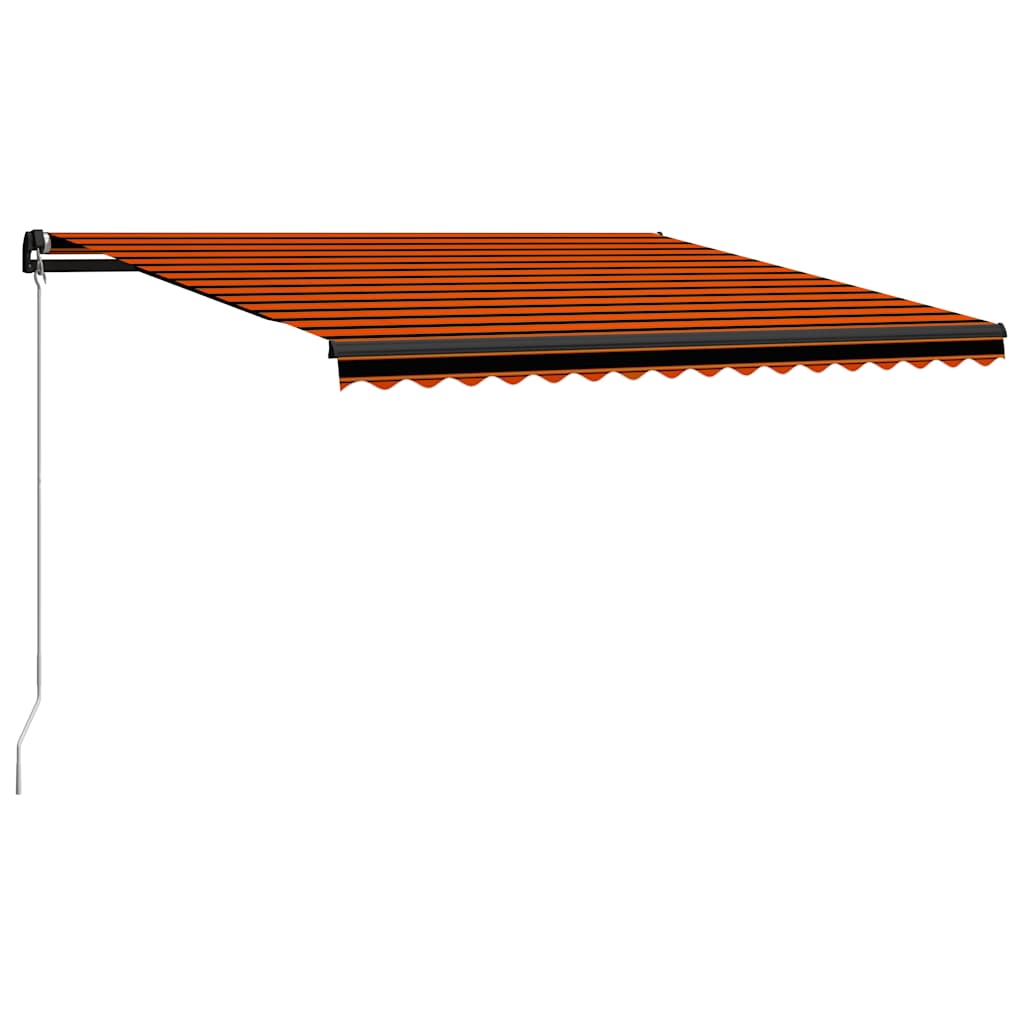Manuelle Markise mit Solar-LED 4,5 x 3 m