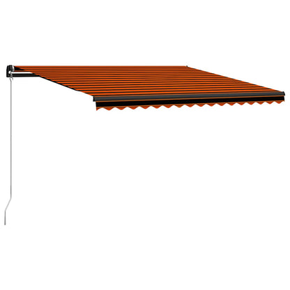 Manuelle Markise mit Solar-LED 4,5 x 3 m