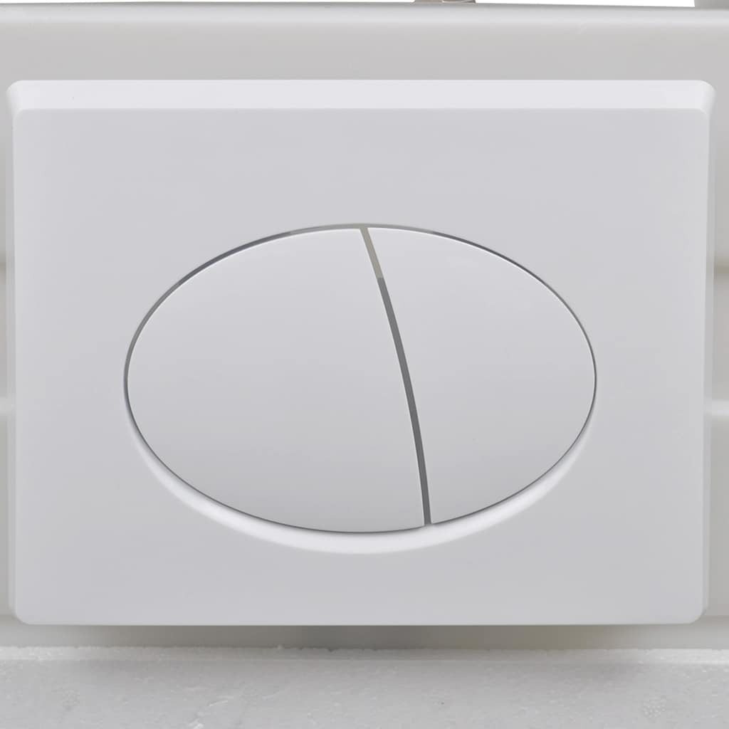 Wand-WC ohne Spülrand mit Einbau-Spülkasten Keramik Weiß