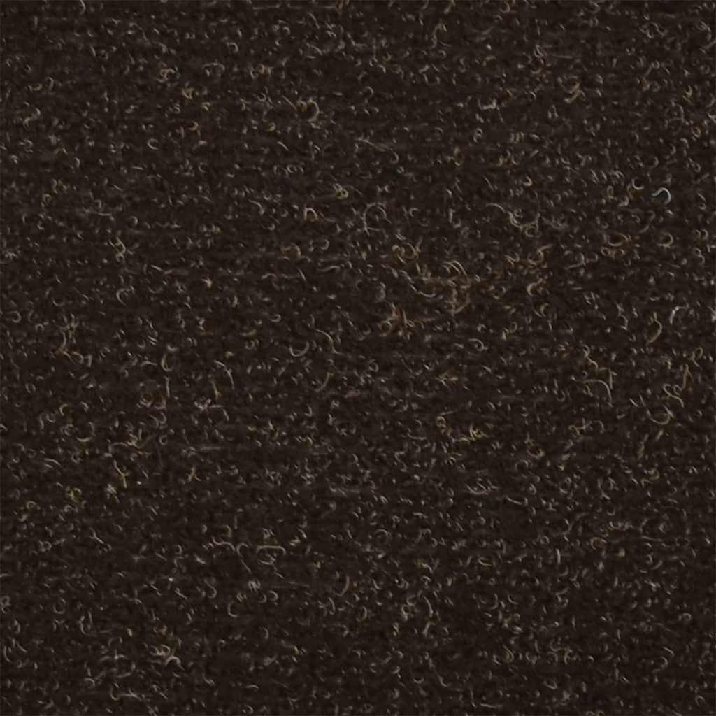 Stufenmatten Selbstklebend 15 Stk. 65x21x4 cm Dunkelbraun Halbrund Groß