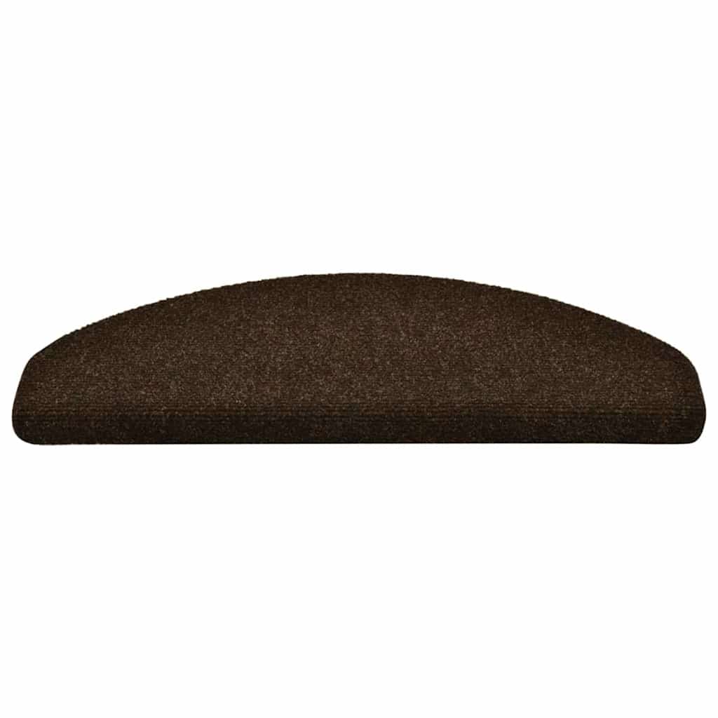 Stufenmatten Selbstklebend 15 Stk. 65x21x4 cm Braun Halbrund Groß