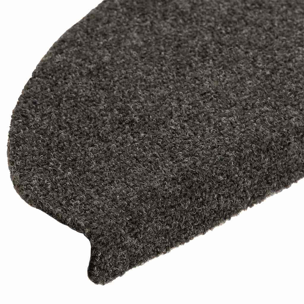 Stufenmatten Selbstklebend 15 Stk. 65x21x4 cm Anthrazit