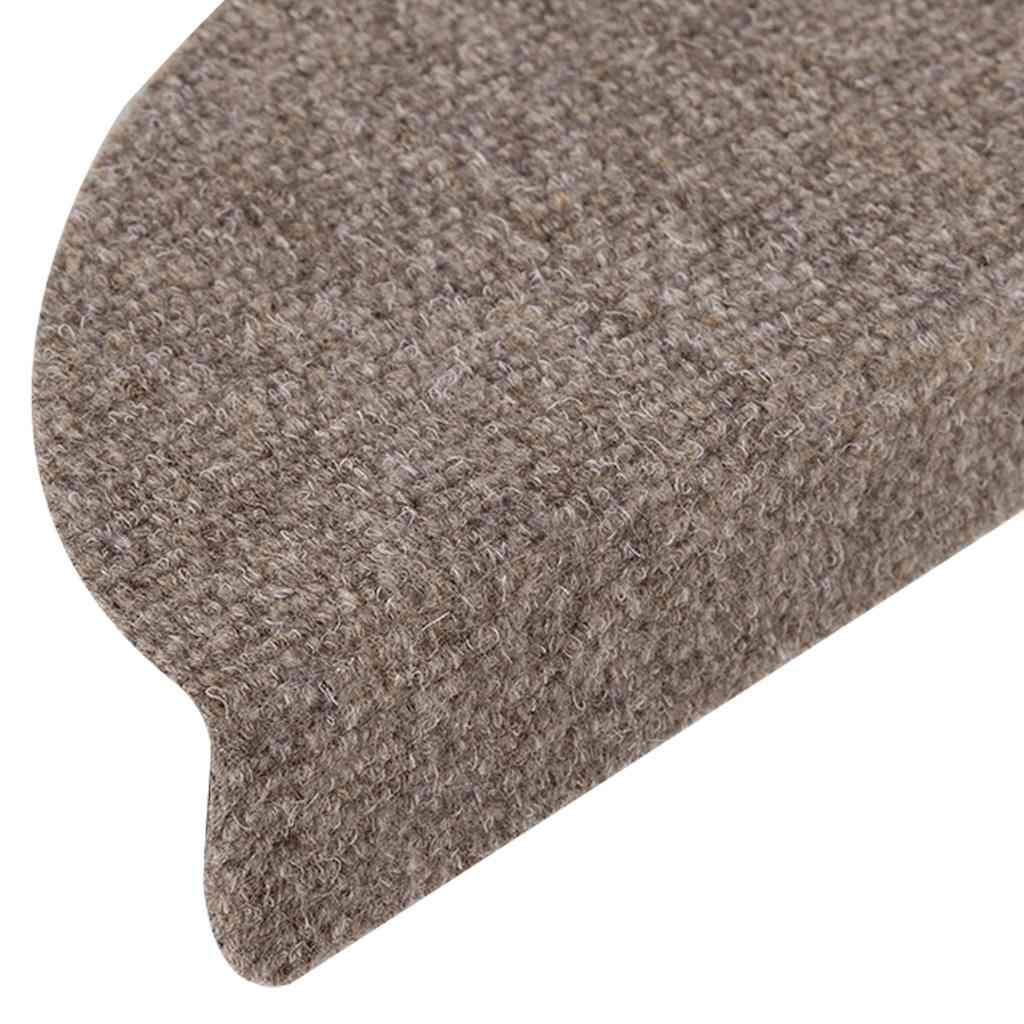 Stufenmatten Selbstklebend 15 Stk. 65x21x4 cm Beige Halbrund Groß