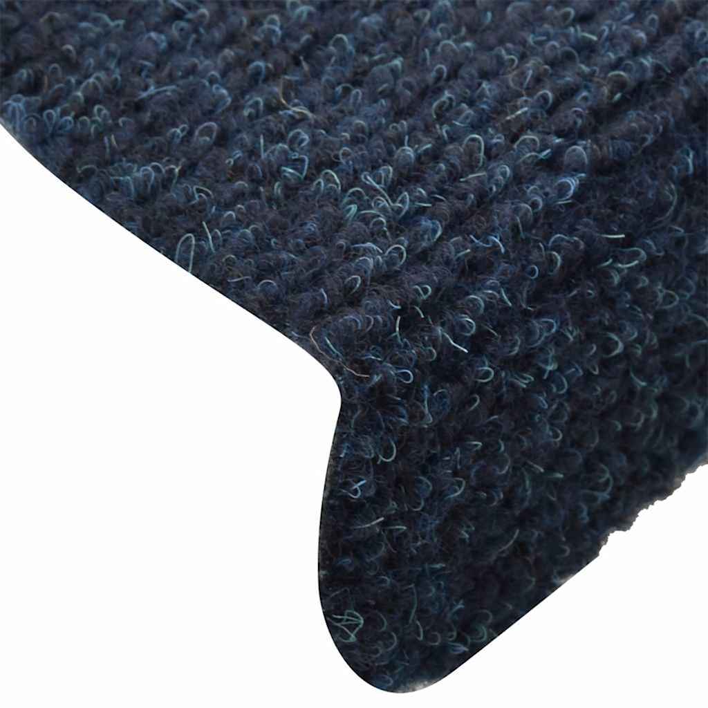 Stufenmatten Selbstklebend 15 Stk. 65x21x4 cm Marineblau