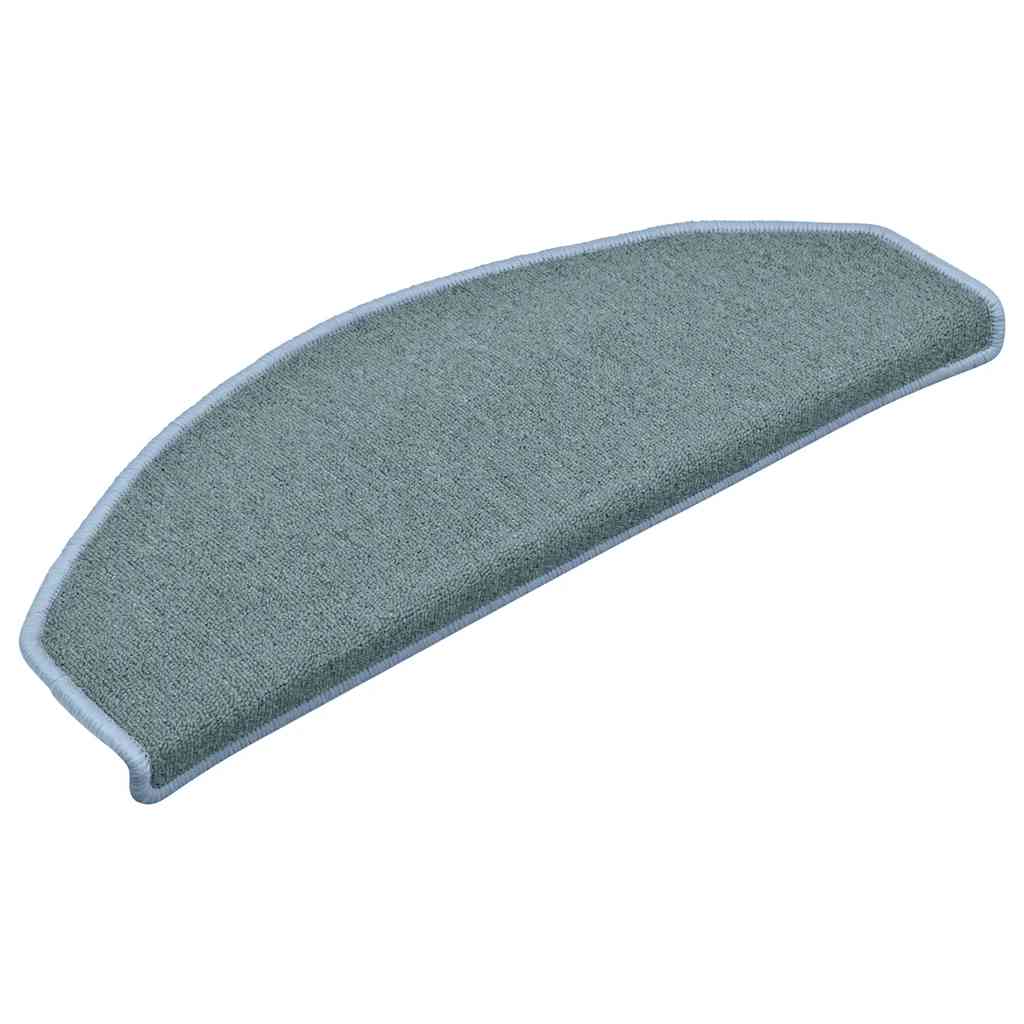 Stufenmatten 15 Stk. 65x24x4 cm Seeblau Halbrund Groß