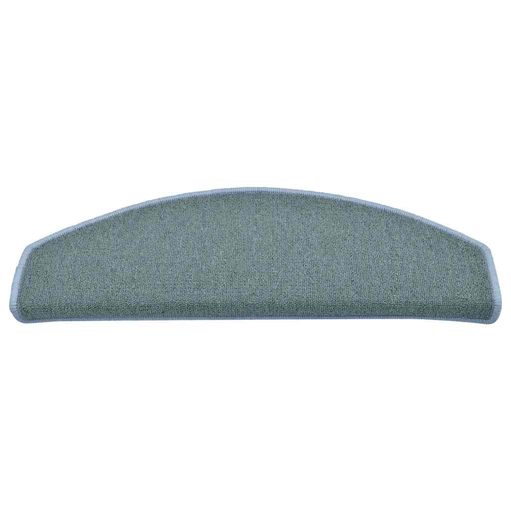 Stufenmatten 15 Stk. 65x24x4 cm Seeblau Halbrund Groß