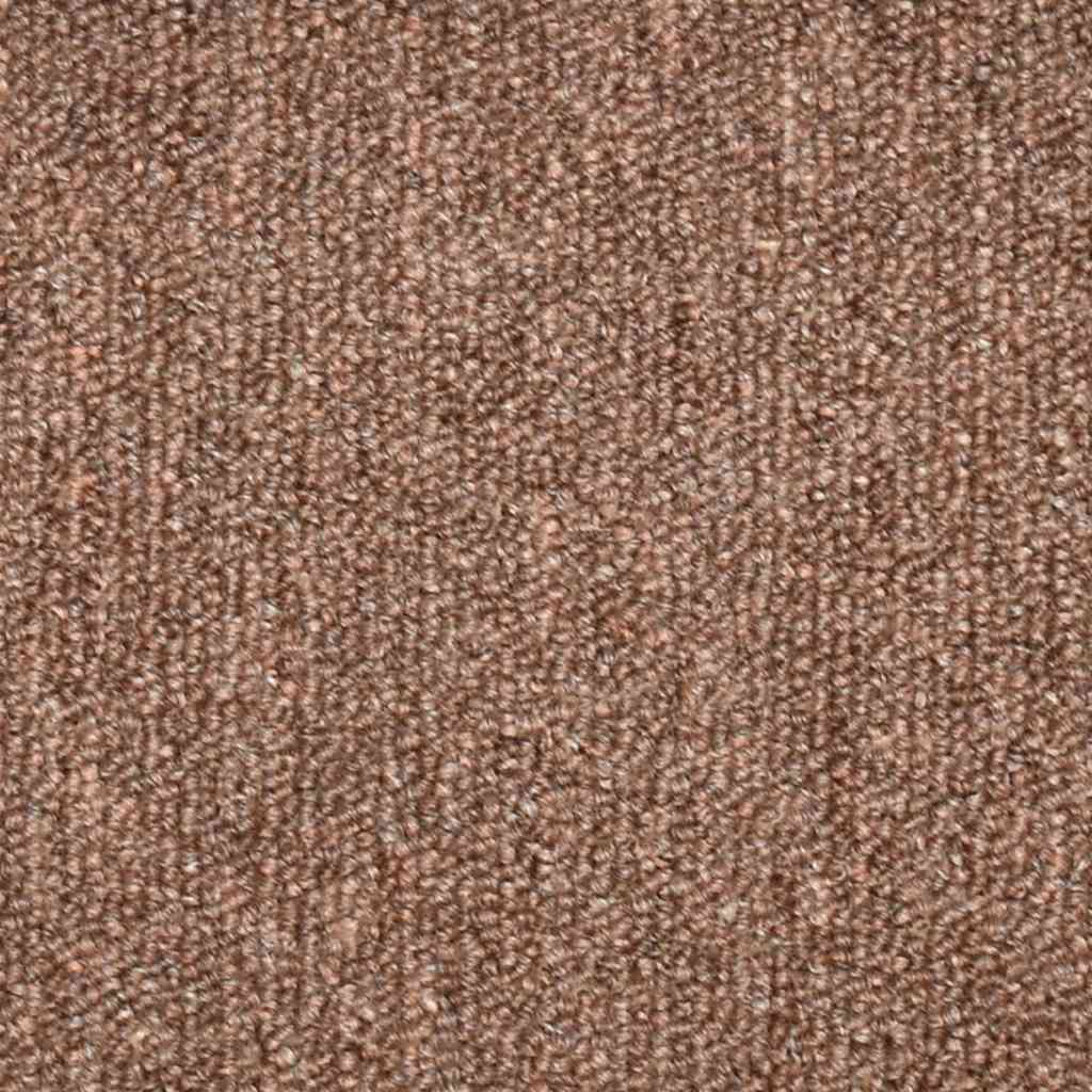 Treppe Matten 15 Stk. 56 x 17 x 3 cm Non-Slip Braun