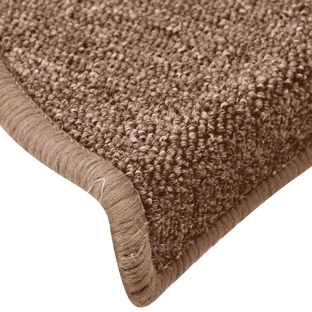 Stufenmatten 15 Stk. 65x24x4 cm Braun Halbrund Groß