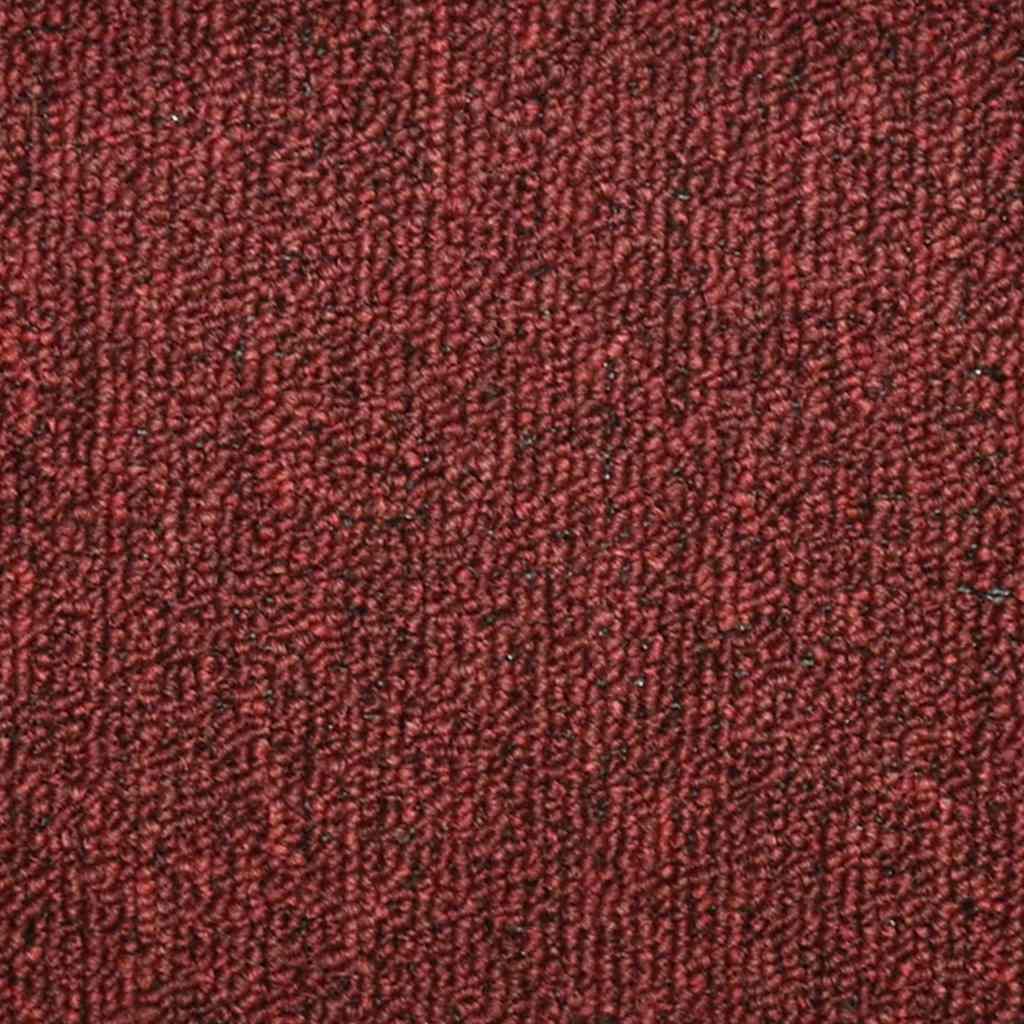 Stufenmatten 15 Stk. 56x17x3 cm Bordeaux Halbrund