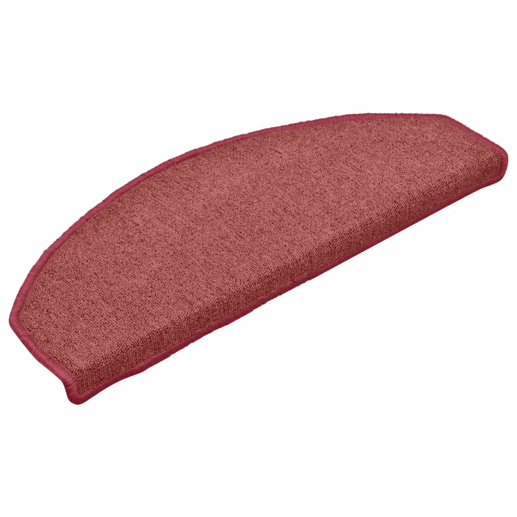 Treppenmatten 15 Stk. Rot 65x24x4 cm