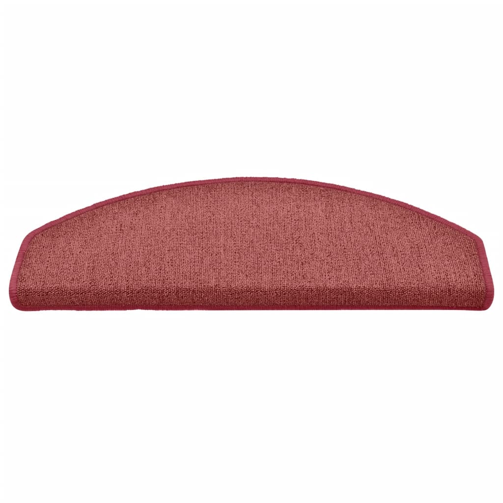 Treppenmatten 15 Stk. Rot 65x24x4 cm