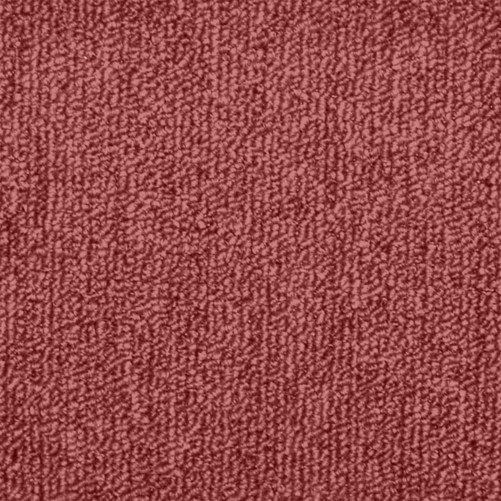 Treppenmatten 15 Stk. Rot 65x24x4 cm