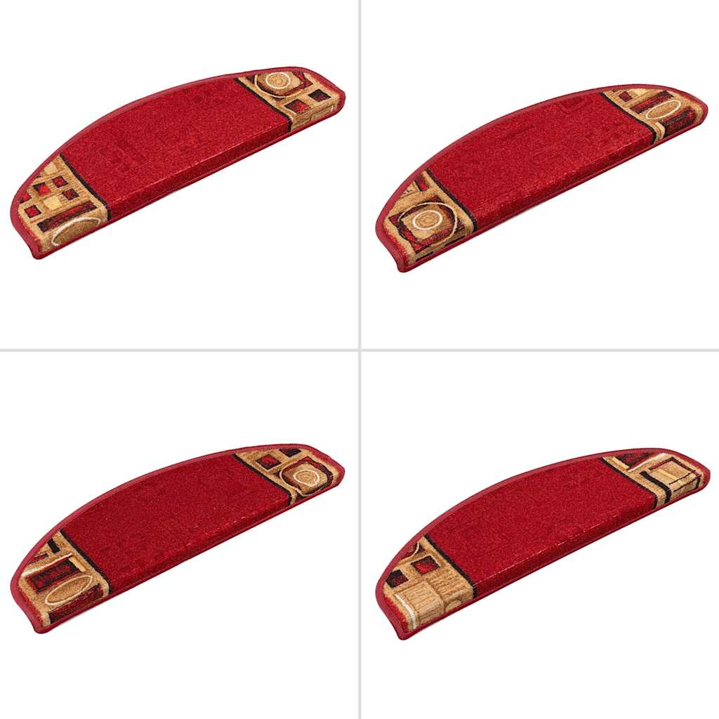 Stufenmatten Selbstklebend 15 Stk. Rot 65x21x4 cm