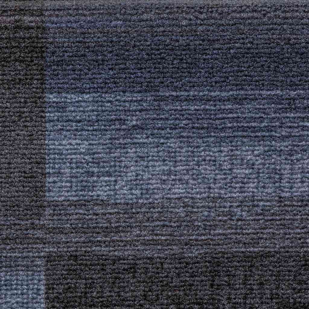 Stufenmatten Selbstklebend 15 Stk. Schwarz und Grau 65x21x4 cm