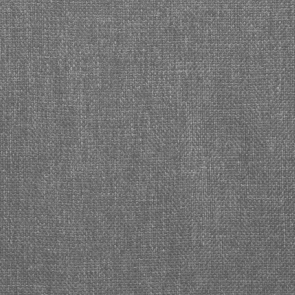 Swivel dining chairs 2 pcs. Light grey fabric