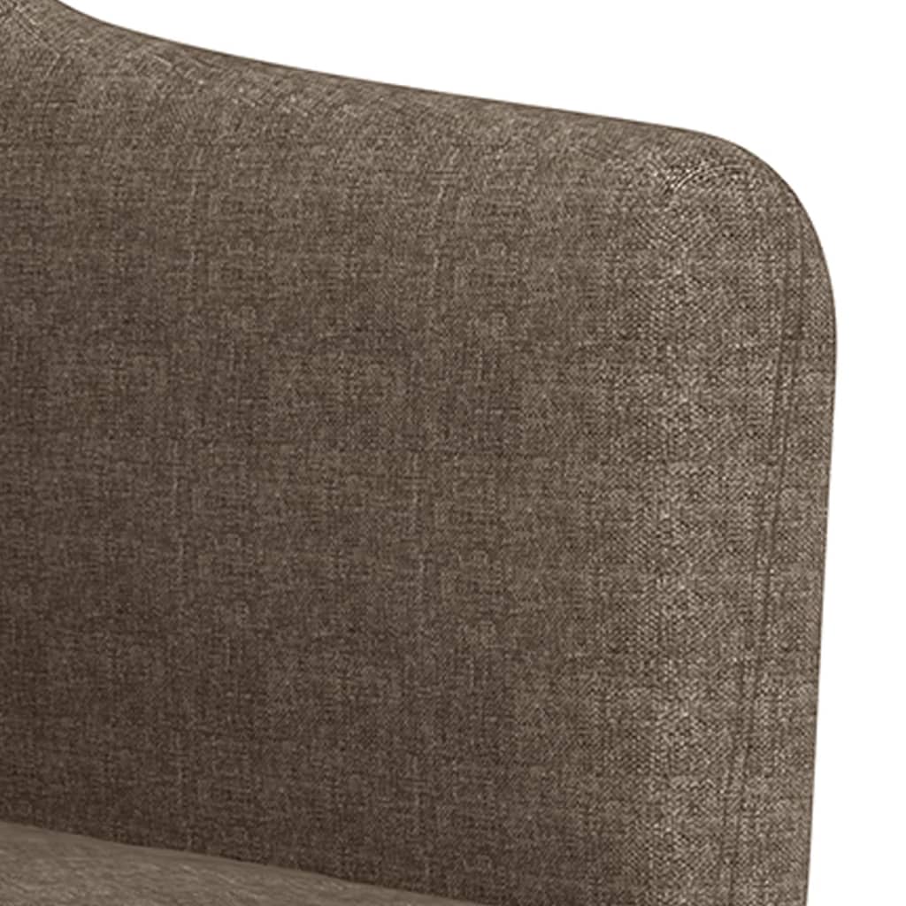 Esszimmerstühle 2 Stk. Taupe Stoff