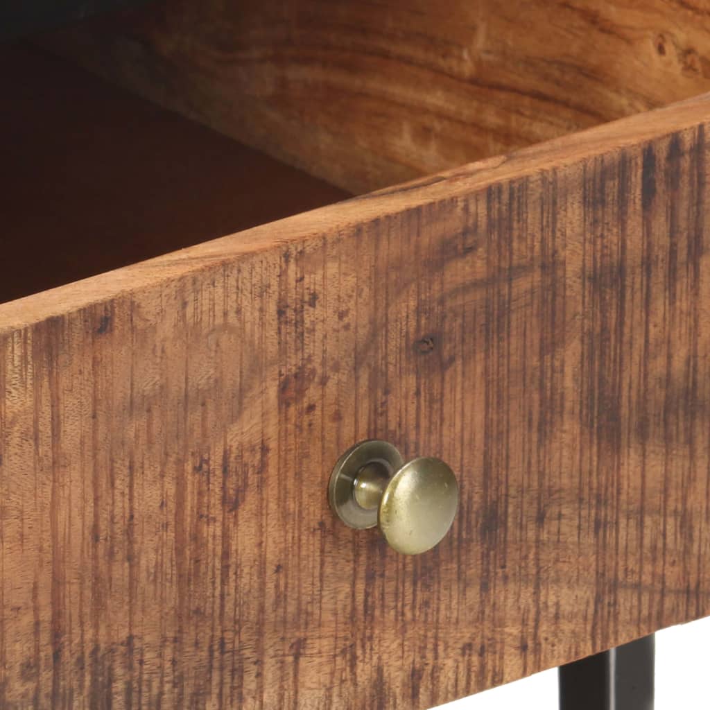 Couchtisch 90x50x40 cm Raues Akazienholz